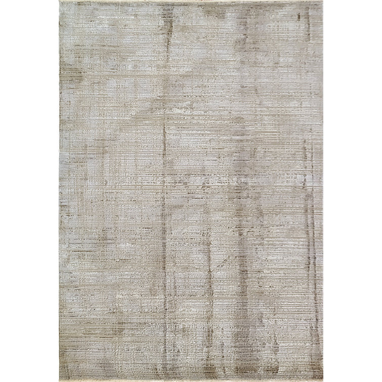 17 Stories Abstract Beige/Taupe Area Rug Wayfair